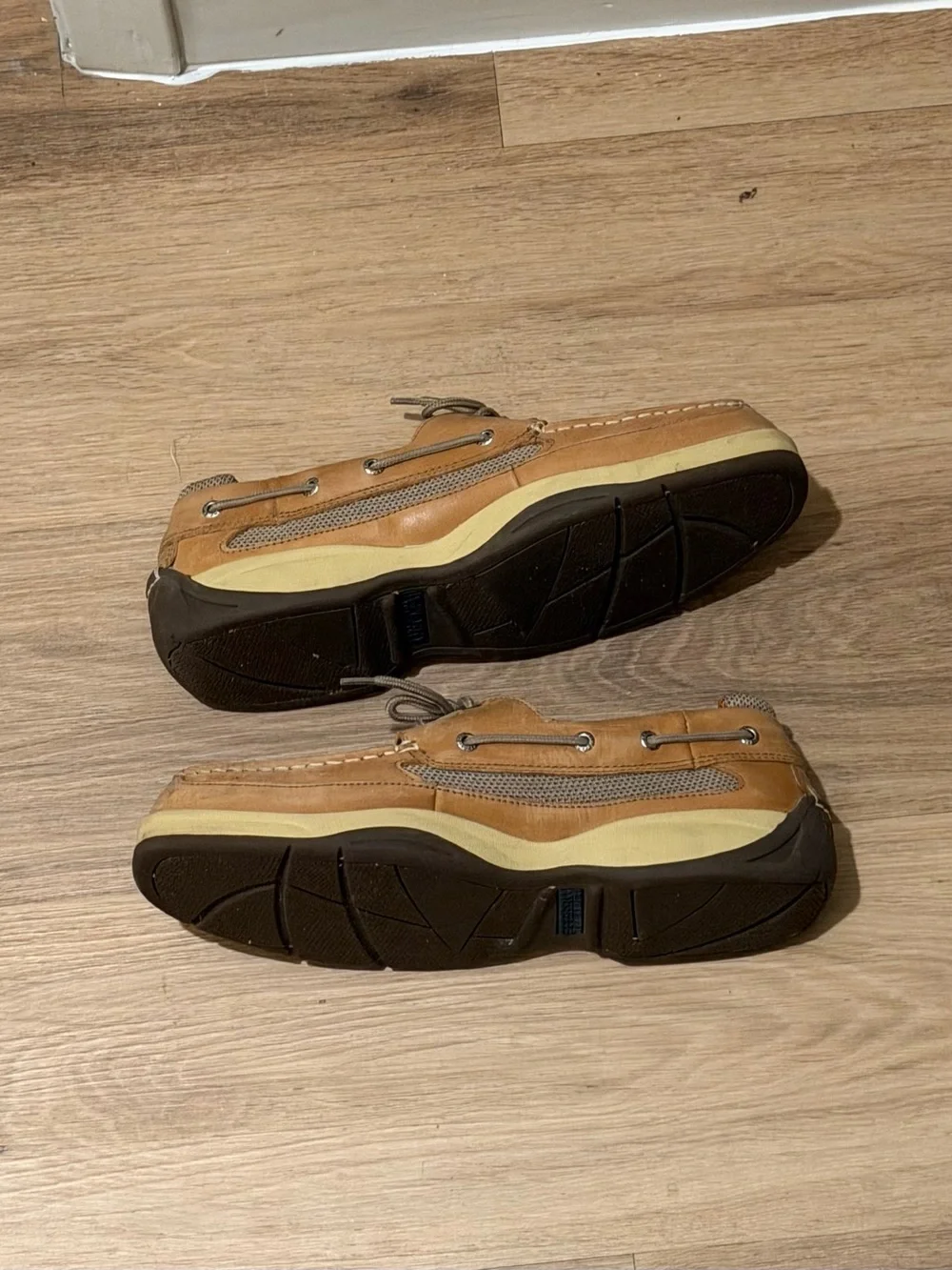 Sperry Top-Sider Men’s Lanyard 2-Eye Boat Shoe size 11.5W Tan 0777924 Leather